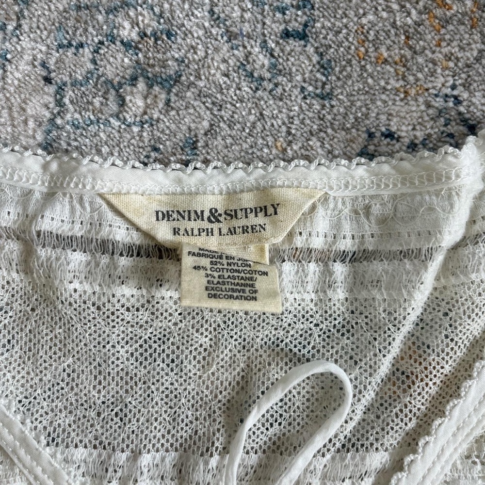 Denim and supply Ralph Lauren long sleeved lace shirt - Picture 7 of 7